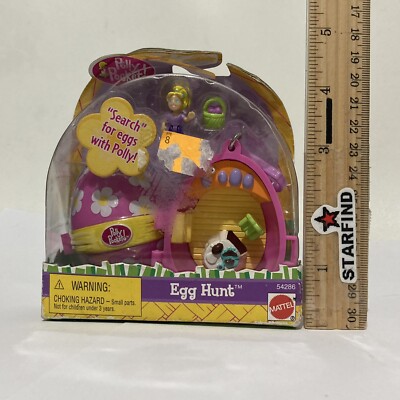 Polly Pocket Mattel Easter Egg Hunt Compact Keychain Minifigure 54286 BOXWEAR  