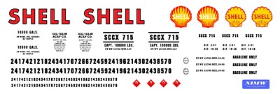 O / O27 Gauge Shell Oil Tank Car Decals | eBay