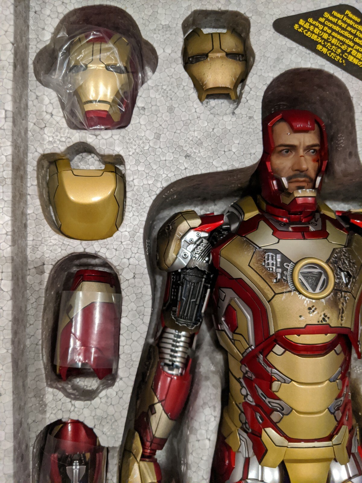 hot toys iron man mark 42 ebay