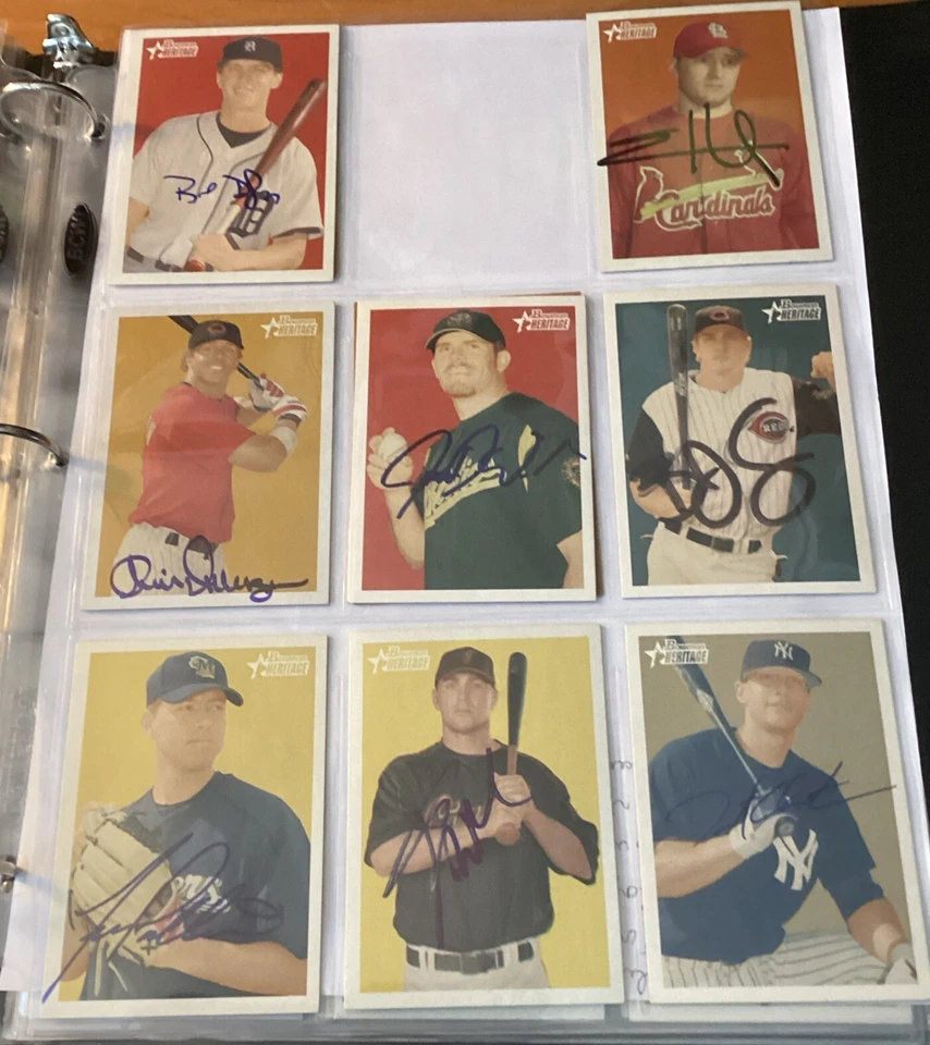 2006 BOWMAN HERITAGE PROSPECTS SIGNED AUTOGRAPHED BASEBALL CARDS - Image 2 of 4