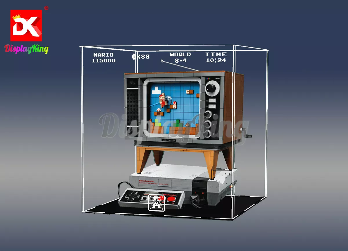 DK Lettering display case for Lego Nintendo Entertainment System 71374 US Stock