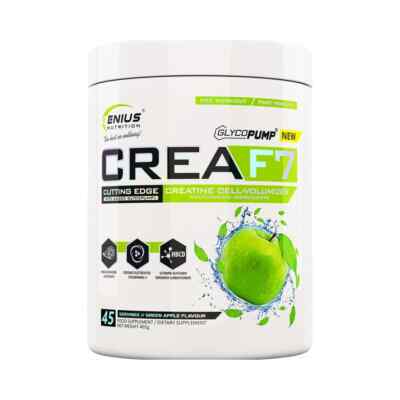 Genius Nutrition Crea F7 10/26 + Muscletech Choc 02/24 1403g / 67 serv + Samples