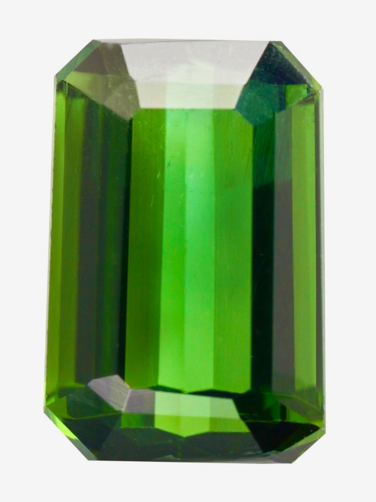 Tourmaline verte de 2.12 carats, un cadeau d'anniversaire mémorable en pierre fine