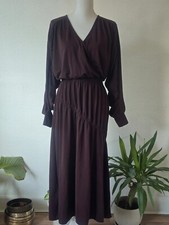 Zara brown elasticated dress Size S RRP £45.99
