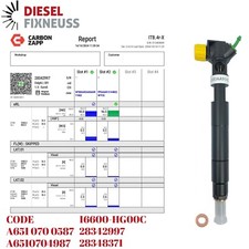 A6510704987-28342997 Injecteur Delphi Mercedes-Benz Classe C 180 CDI C 200 CDI