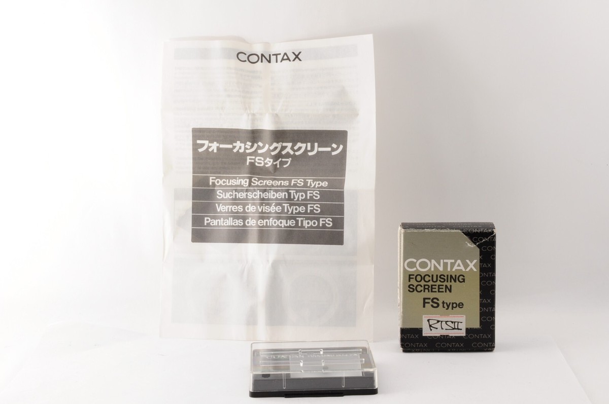 CONTAX Focusing Screen MFS type　コンタックス Contax Focusing Screen MFS-3 (New Old Stock) - Pro Photo