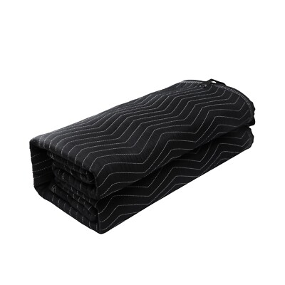 Uimoso Sound Dampening Blanket Studio Grommeted Blanket 96'' x 80'' Acoustic Black