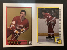 1988-89 O-pee-chee Stickers #118-248 Hakan Loob, Mike O'Connell