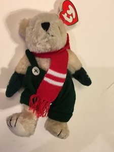 Ty Attic Treasure Christmas Bear Weatherby NWT