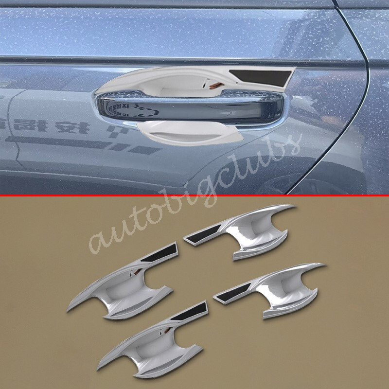 For Honda Accord 2023-2025 Chrome Exterior Door Bowl Cover Trims Accessories