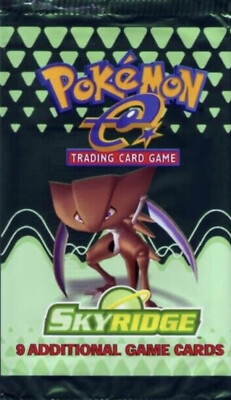 2003 Pokemon Card Game (TCG) - SKYRIDGE Empty Booster Packs