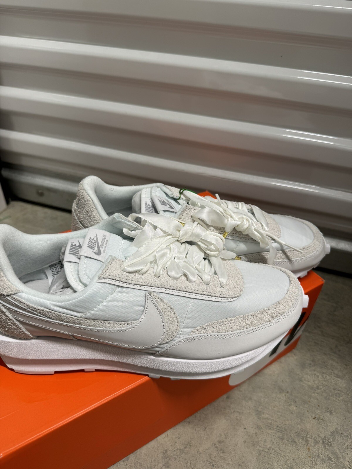 SACAI X NIKE Taglia 10 5 Nike LDWaffle x Sacai nylon bianco 2020