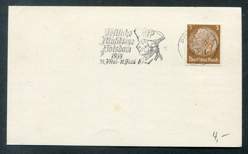 DR-3.Reich Old Fritz Advertising Stamp for Musiktage Potsdam (AA5237