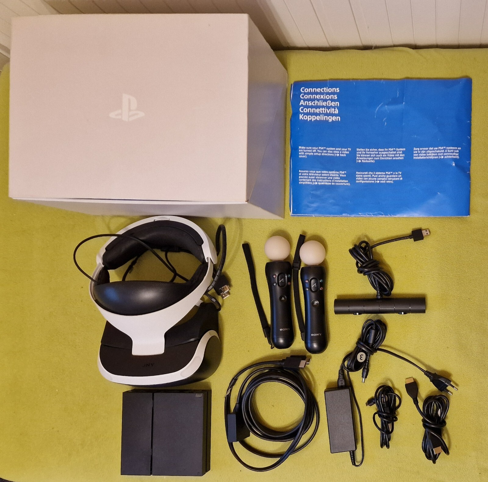 Geht Die Vr Brille Auf Der Normalen Ps4 VR Brille Komplettset Playstation 4/5 PS4/5 + 2 Move Controller