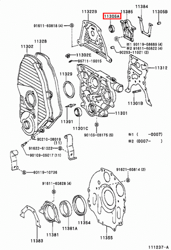Genuine LandCruiser HZJ81 HZJ80 HZJ79 HZJ78 HZJ77 1HZ Cam Shaft Oil Seal - Picture 16 of 20