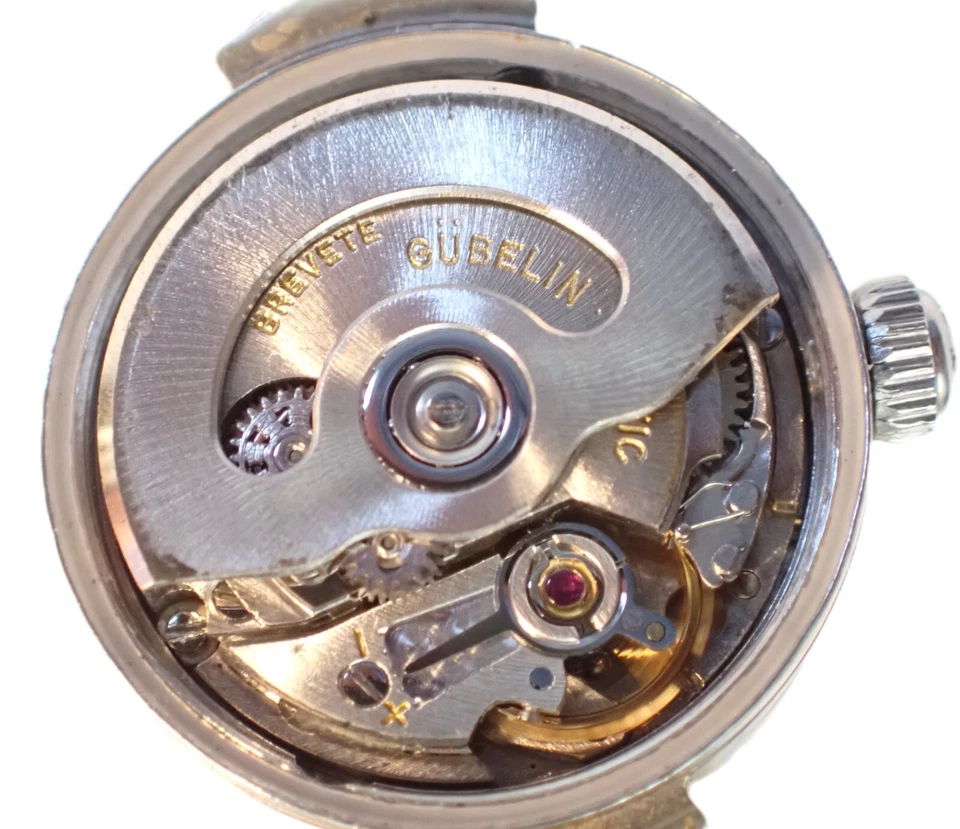 Reloj Pulsera Mujer GUEBELIN MATIC BREVETE 4004798 Vintage Hecho en Suiza Foto 4 de 4