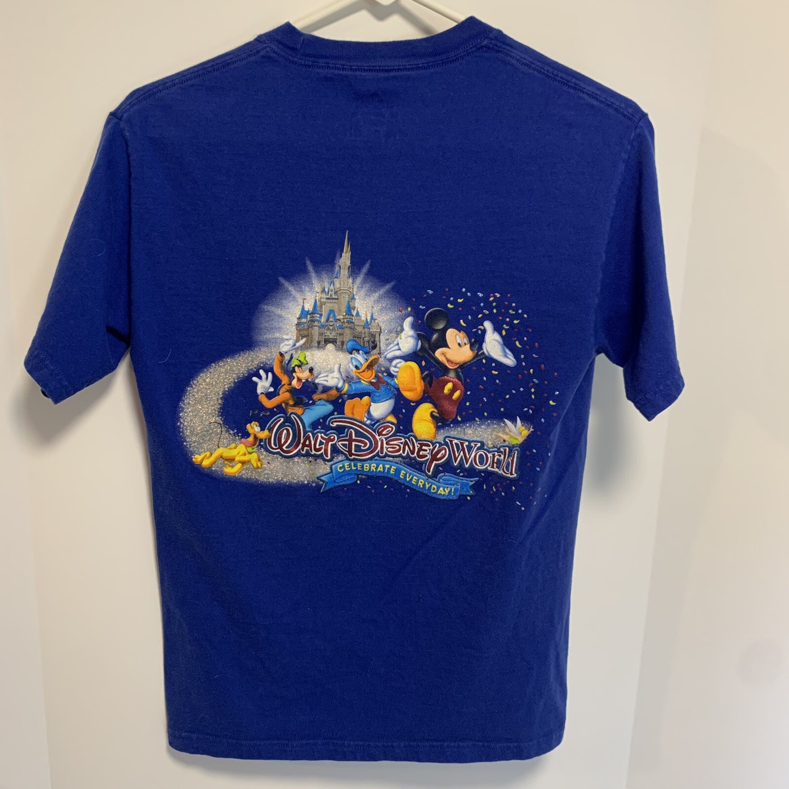 Vintage 00s Disney World TShirt Mens Size Small Blue… Gem