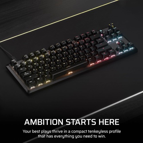 CORSAIR K70 CORE TKL RGB Tenkeyless Mechanical Wired Gaming Keyboard - Pre-Lubed - Picture 2 of 11