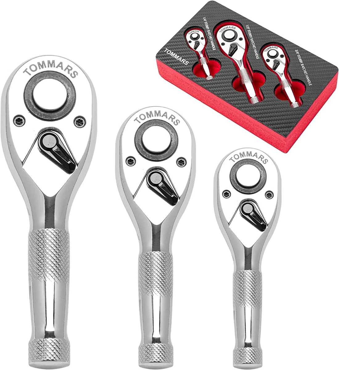 TOMMARS Stubby Ratchet Set 1 4