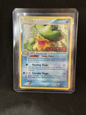 Ludicolo 10/107 Deoxys Pokemon Trading Card TCG Eng Reverse Holo Rare Near Mint