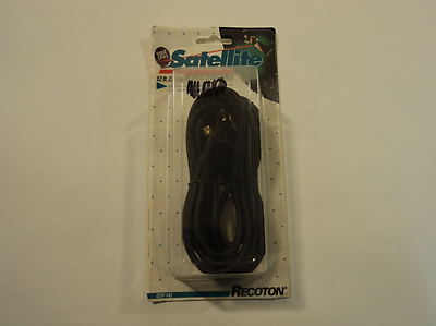 Recton 12-Ft Super VHS Cable 3.7-M Black Mini Dish Satellite DSV143