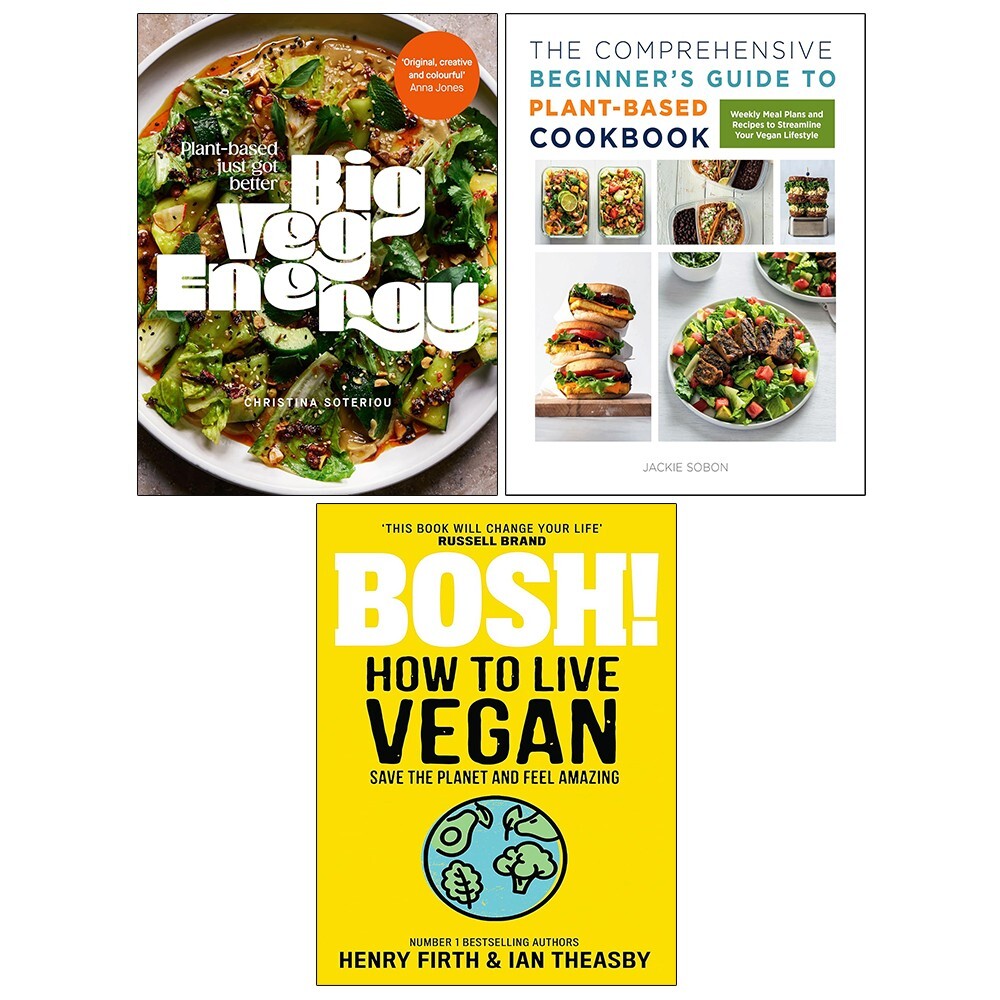 Plant Protein(HB), Plant-Based Cookbook, Whole Foods Plant-Based 3 Books Set - Image 7