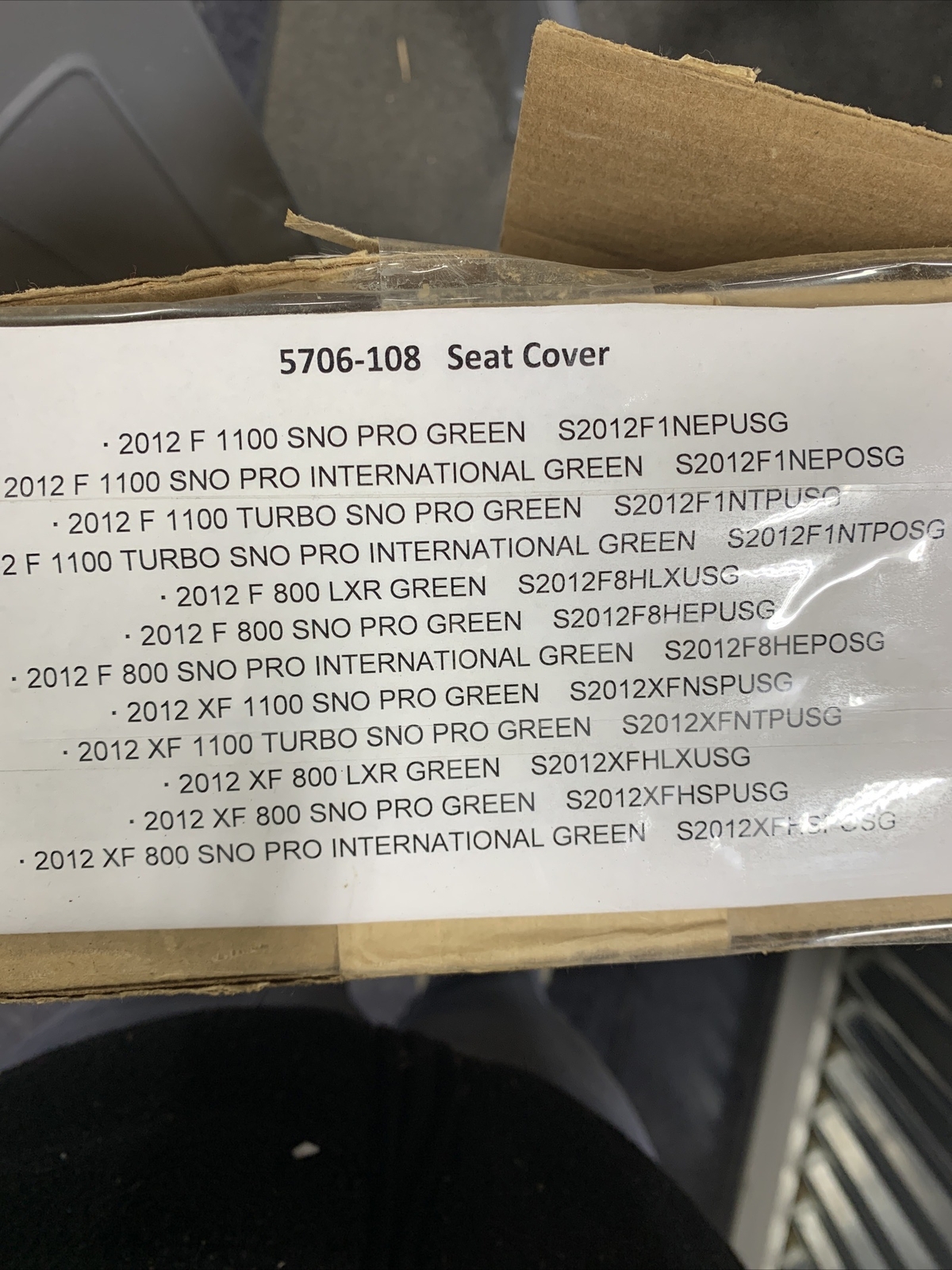 New Arctic Cat Snowmobile Seat Cover eBay