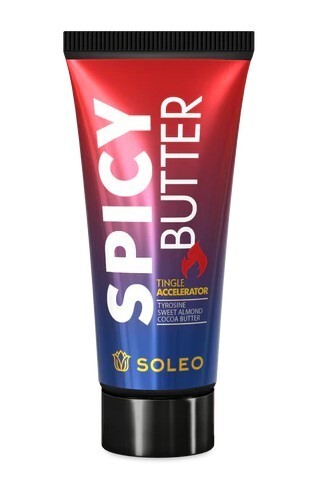 Soleo Spicy Butter Tingle Accelerator sunbed tanning lotion cream