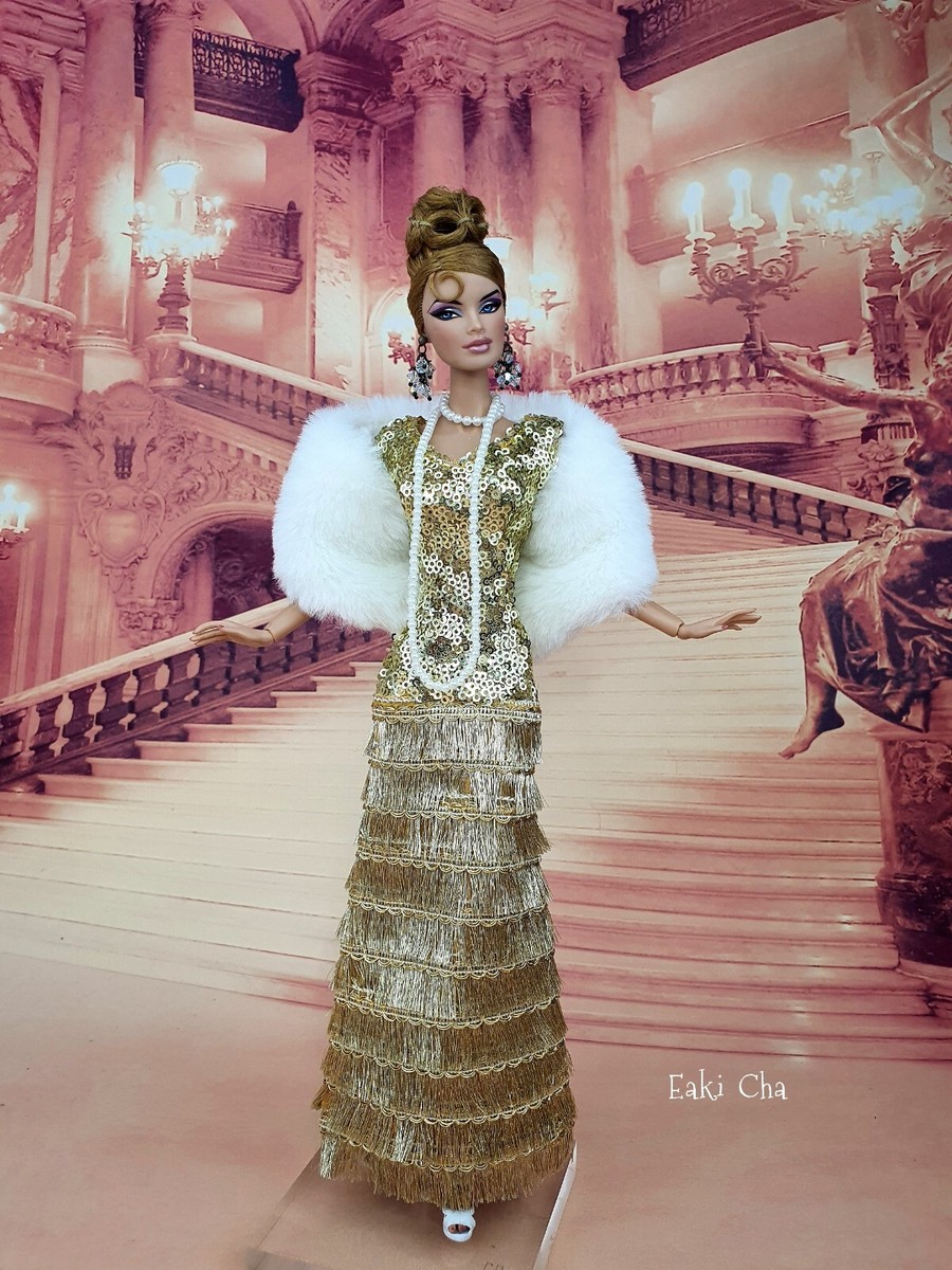 goldenes abendkleid