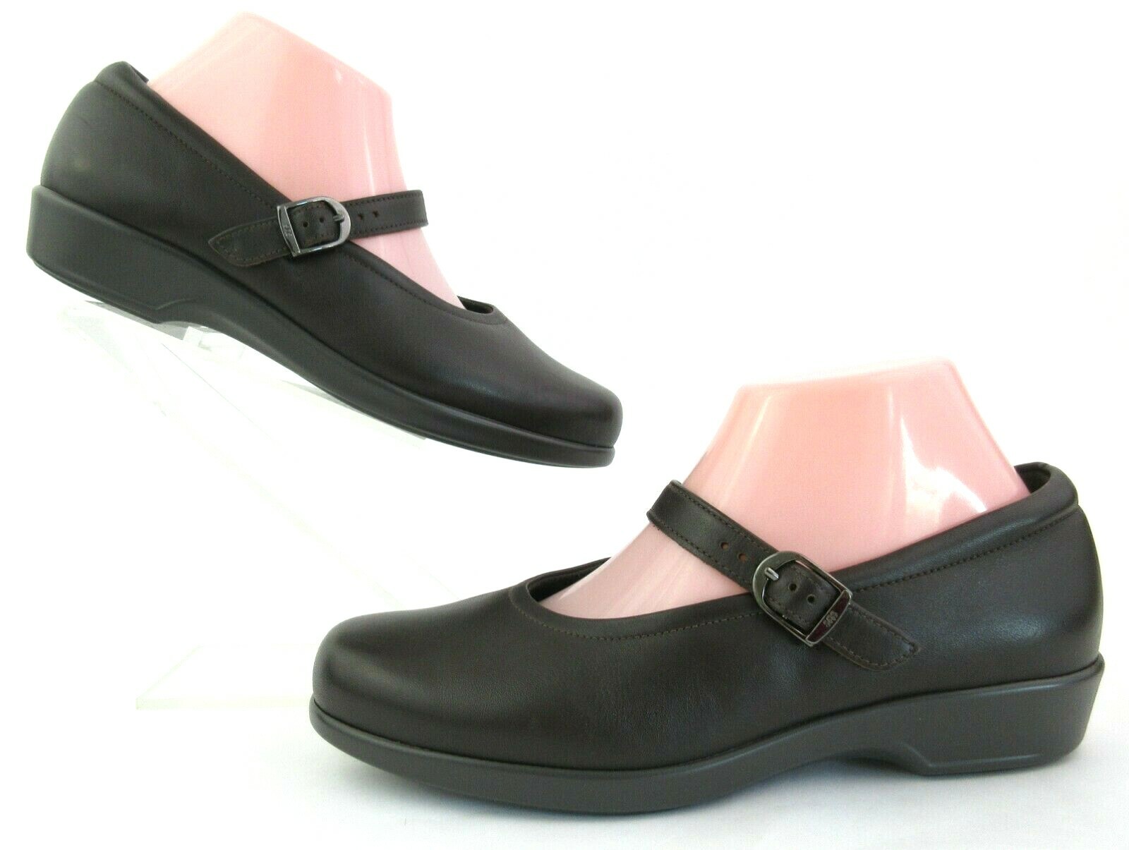 NEW! SAS Maria Mary Jane Shoes Size 8WW DOUBLE WIDE Dark Brown $151.00 |  eBay