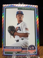 2023 PANINI STARS & STRIPES RED STRIPES #33 ALEXANDER MERCURIUS