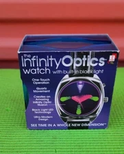 The Infinity Optics Watch with Built-In Black Light. NEW 