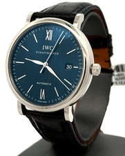 IWC Portofino Automatic Watch 40MM Blue DIAL - IW356512, S14031, Box/Papers