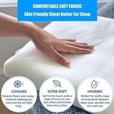 Mecc ecoh oval Baby Bassinet Mattress, 100 Breathable Cover, 2" Thick,