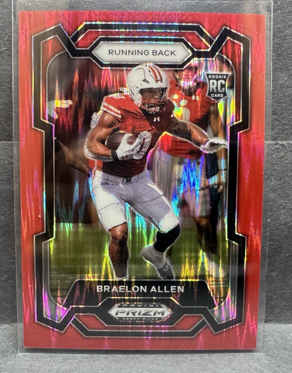 2024 Panini Prizm Draft Picks Braelon Allen Red Flash /49
