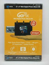 GoPix Mini Digital Photo Album Kit 30 3"x4" Sheets  Free Downloadable Software