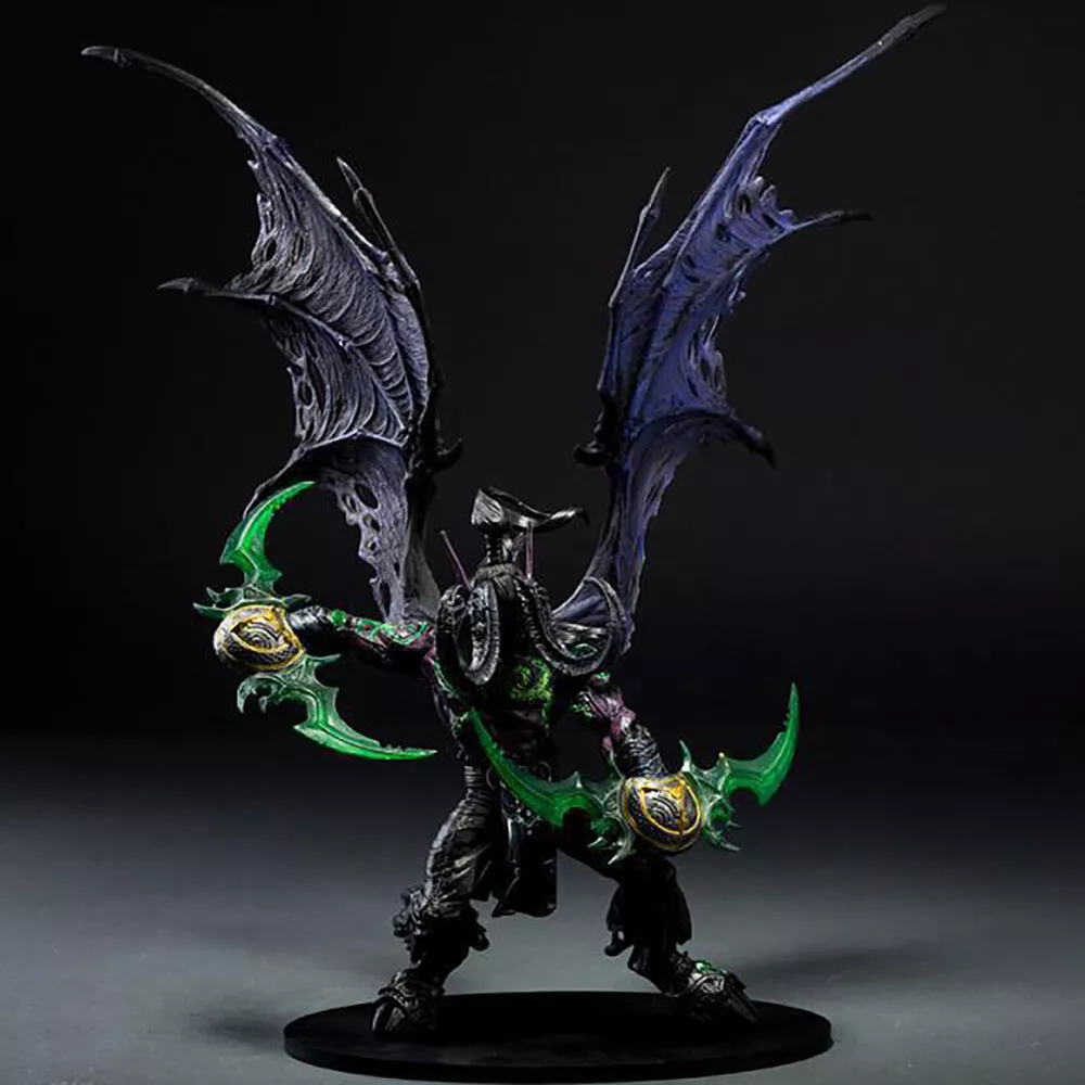 Game Wow World of Warcraft Demon Form Illidan Stormrage PVC Action