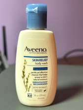 AVEENO SKIN RELIEF BODY WASH Fragrance Free Travel Size 1 OZ - SET OF 18 SEALED