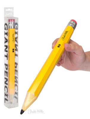 Riesiger Holzstift Neuheit Witz Kinder Geschenk Lehrer Geschenk Archie McPhee