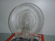 Duralex Les Verreries De Saint Gobain Christmas Tree Glass Serving Platters  