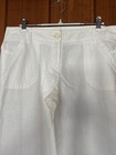 Outback Red  Linen/Cotton Flared Leg Pants in White Size 6   EXL. Cond. — photo 2