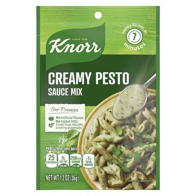 Knorr Sauce Mix Creamy Pesto Pasta For Simple 1.2 Ounce (Pack of 1)