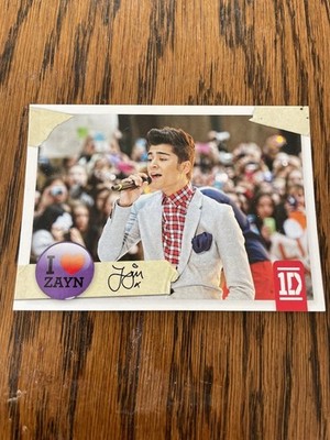 2013 Panini One Direction Zayn Malik Trading Card #42 Collectible Card