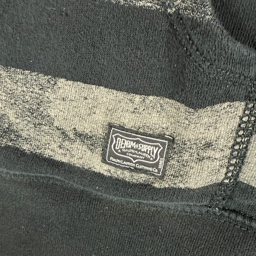Denim & Supply Ralph Lauren EE. UU. Bandera Americana Cremallera Completa Sudadera con Capucha para Hombres 2XL "Negro - Imagen 2 de 10