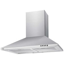 Image of Hoover HCH6MX Chimney Hood 60cm Stainless Steel Cooker Extractor Vent Air Silver