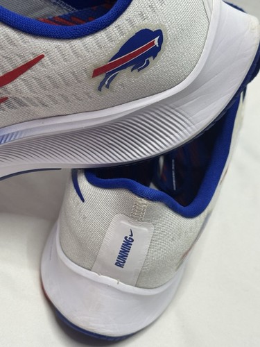Nike Air Zoom Pegasus 37 Buffalo Bills Men’s Sz 12 CZ5435-100 EUC GO BILLS MAFIA - Picture 20 of 21