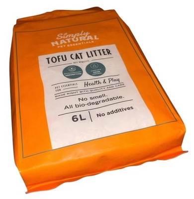Simply Natural Tofu Katzenstreu 6L Pet Essentials kein Geruch biologisch abbaubar UK Verkauf