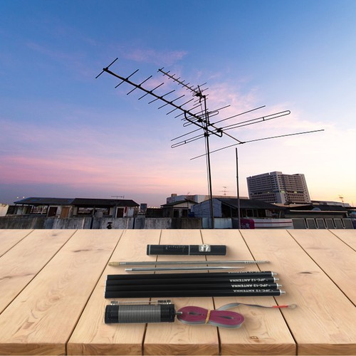 Für Amateurfunk kompatibel JPC12 leichte tragbare Kurzwellenantenne Lösung - Photo 9/12
