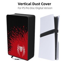 Vertical Spider Dust Cover for PS5 Pro Disc/Digital Console Protective Case USA