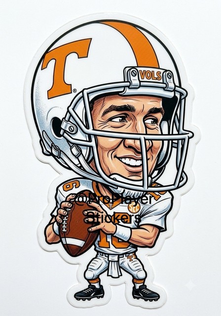 🏈 Peyton Manning “Vols” Sticker 🏈